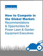 如何在全球市场竞争:电草坪和花园设备执行官建议和机会
